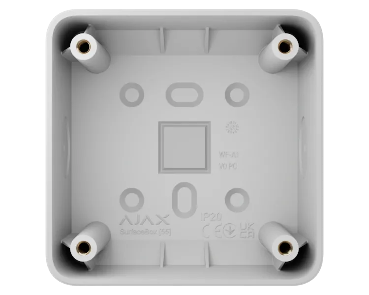 Ajax SurfaceMounting box white Монтажная коробка
