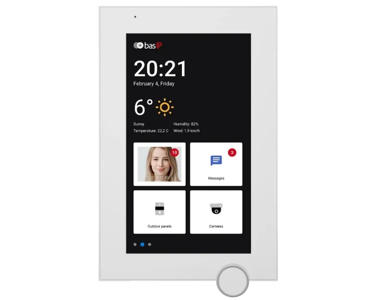 Bas-IP AZ-07LF white Android 7" Wi-Fi Відеодомофон