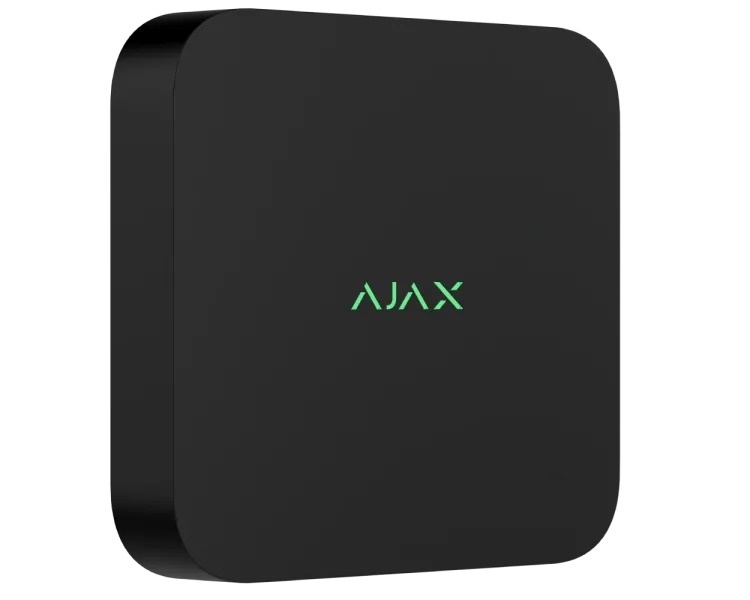 Ajax NVR DC (8ch) black Відеореєстратор