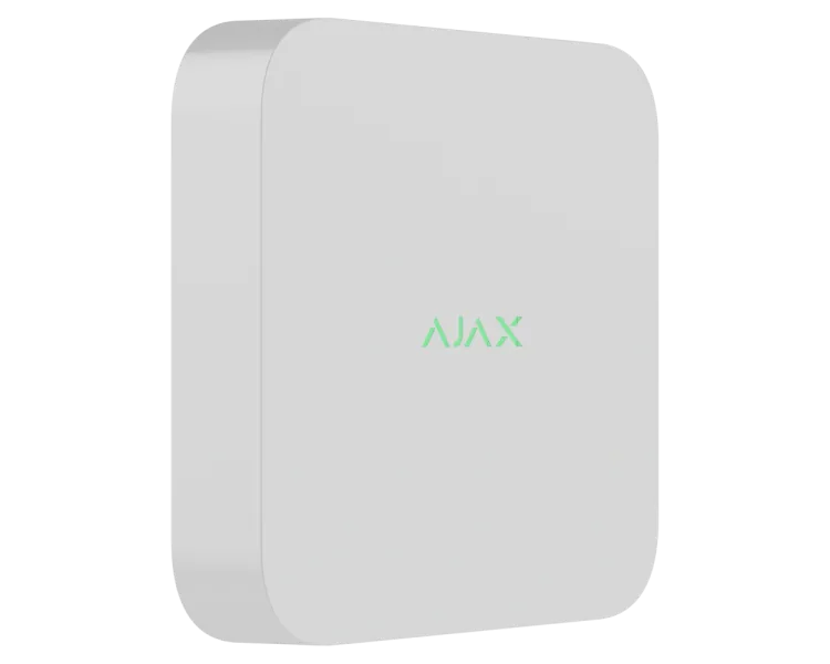 Ajax NVR DC (8ch) white Відеореєстратор