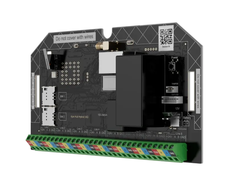 Охоронна централь Ajax Superior Hub Hybrid (4G) (without casing) Fibra