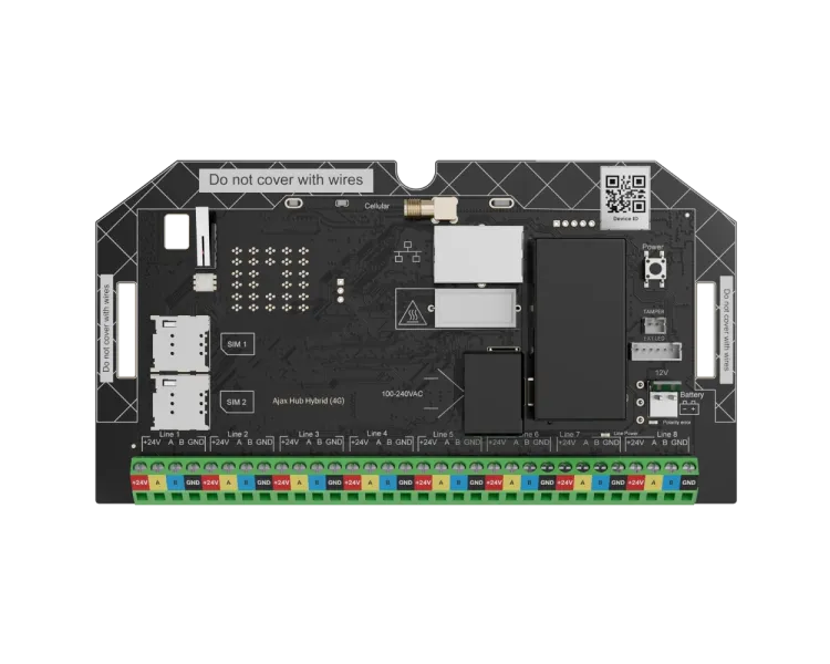 Охоронна централь Ajax Superior Hub Hybrid (4G) (without casing) Fibra