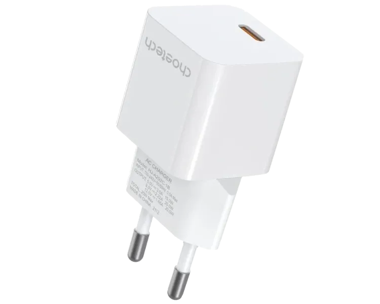 Choetech PD5010 mini White PD20W GAN USB-C Адаптер