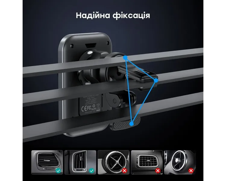 Choetech T206-F Black Автомобільний зарядний пристрій