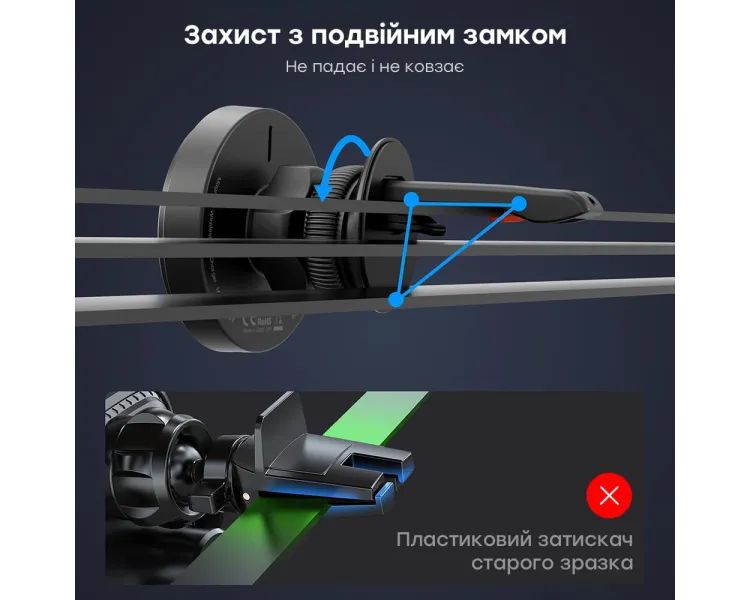 Choetech T205-F Black Автомобільний зарядний пристрій