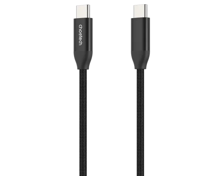 Choetech XCC-1035 1.2м Black USB-C to USB-C PD3.1 Кабель