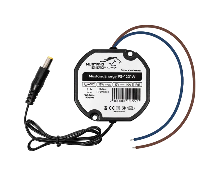 Mustang Energy PS-1201W IP67 Блок живлення
