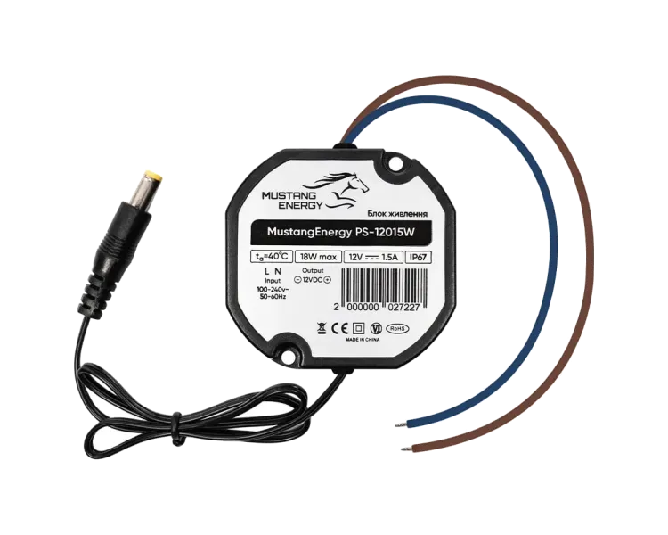 Mustang Energy PS-12015W IP67 Блок живлення