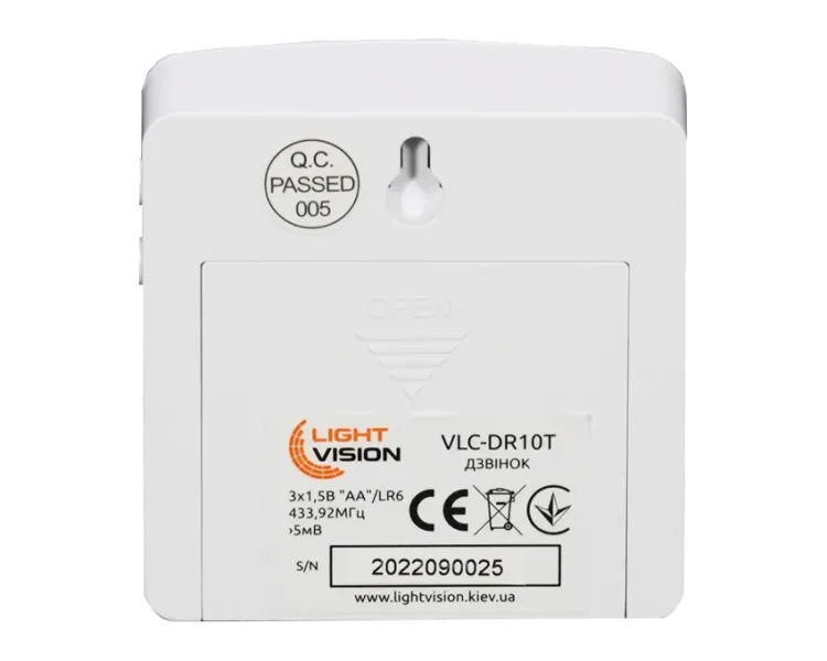 Light Vision VLC-DR10T(Tuya) Дверний дзвінок