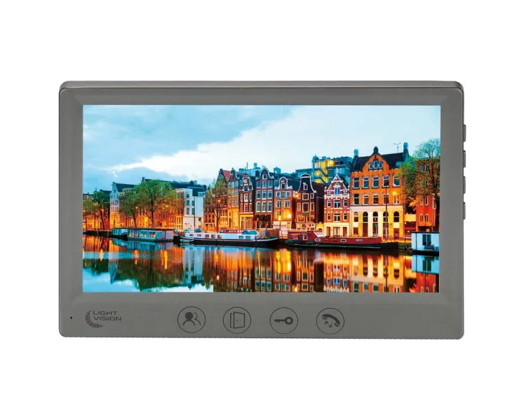 Light Vision AMSTERDAM FHD GRAY Відеодомофон