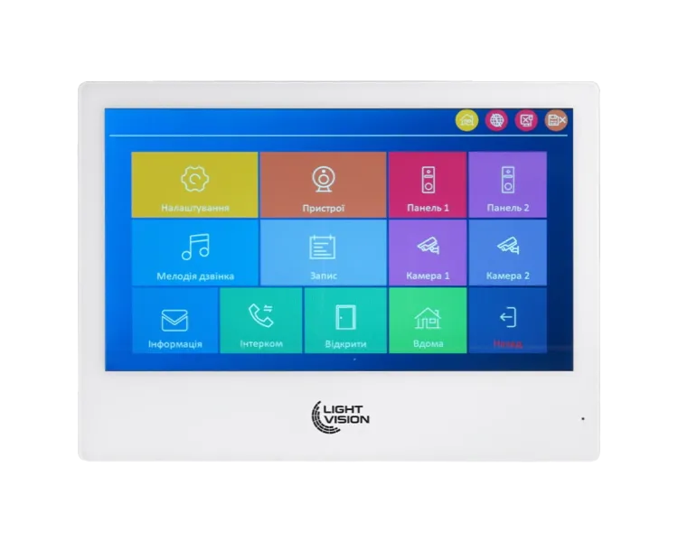 Light Vision SINGAPORE WiFi FHD WHITE (AI) 10" Відеодомофон