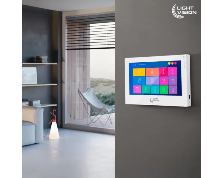 Light Vision SINGAPORE WiFi FHD WHITE (AI) 10" Відеодомофон