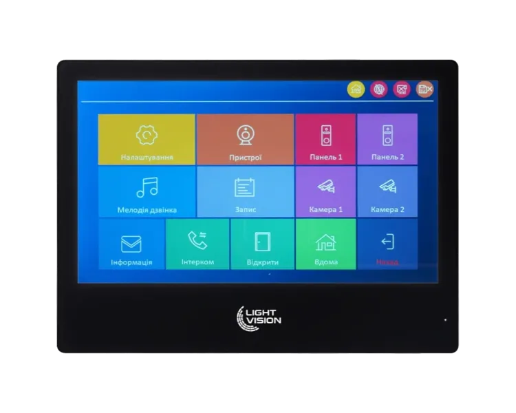 Light Vision SINGAPORE WiFi FHD BLACK (AI) 10" Відеодомофон