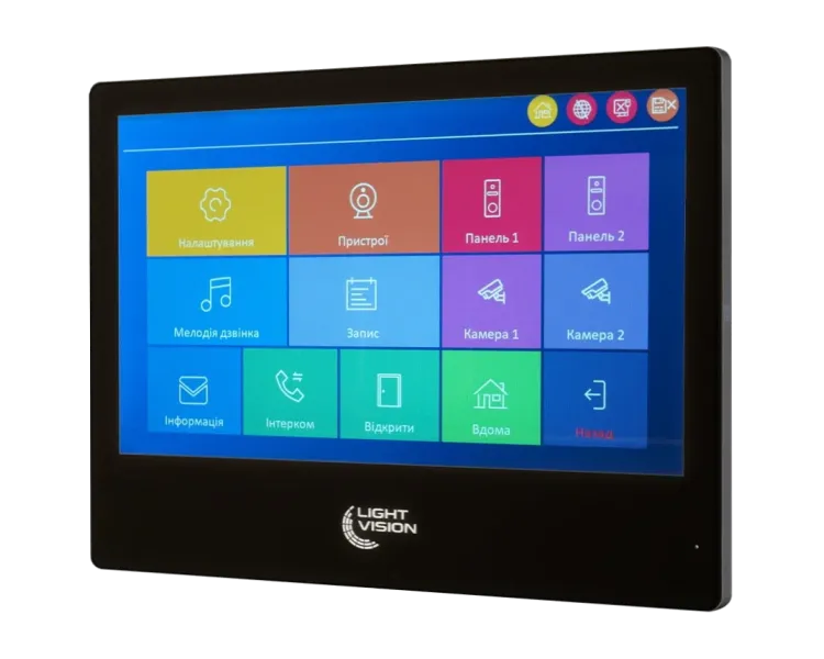 Light Vision SINGAPORE WiFi FHD BLACK (AI) 10" Відеодомофон