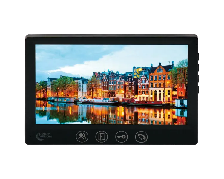 Light Vision AMSTERDAM FHD BLACK Відеодомофон