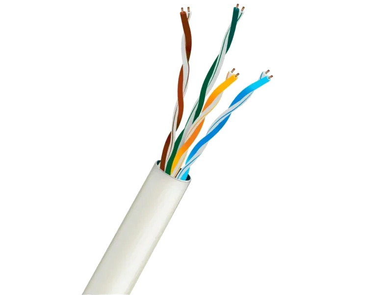 KRAFT UTP CAT5E CU 0.5 mm PVC Indoor White (305м) Кабель