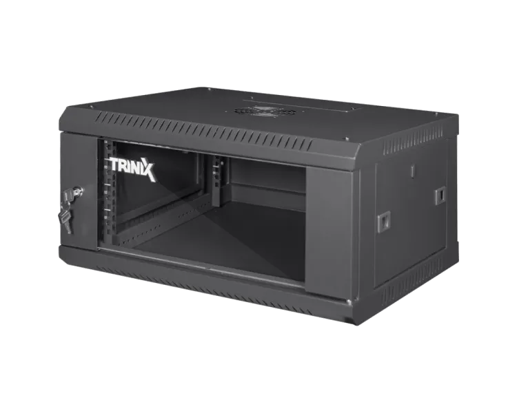 Trinix TRX-6U/600x450x370 Black Комутаційна шафа