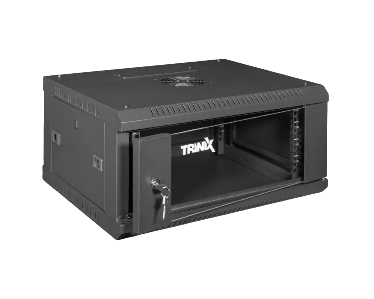 Trinix TRX-6U/600x450x370 Black Комутаційна шафа