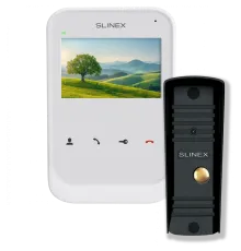 Slinex SK-04 + ML-16HR black Комплект відеодомофон + панель виклику