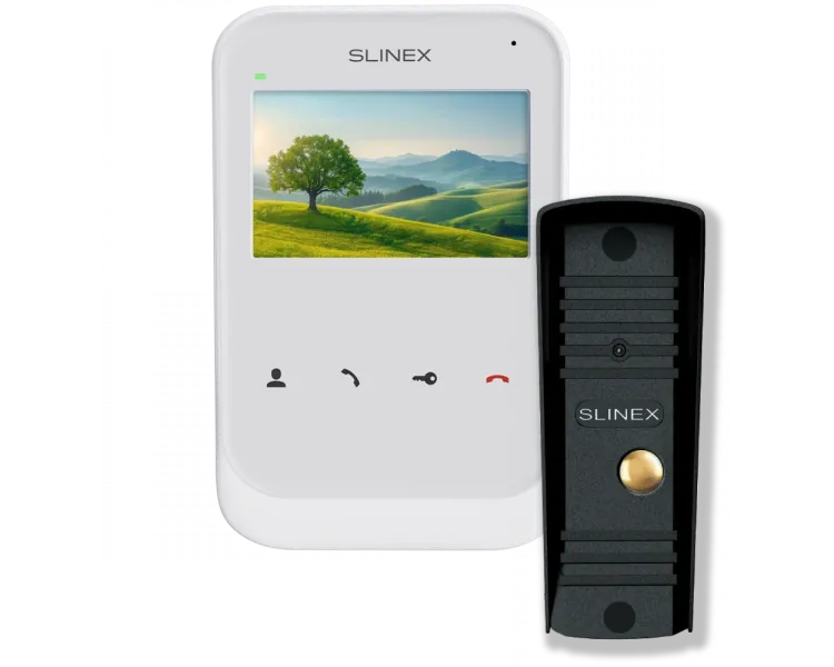 Slinex SK-04 + ML-16HR black Комплект відеодомофон + панель виклику