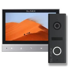 Slinex SK 7 Start (Slinex SK 7 grey + панель виклику ML-17HR graphite) Комплект відеодомофону