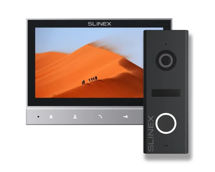 Slinex SK 7 Start (Slinex SK 7 grey + панель виклику ML-17HR graphite) Комплект відеодомофону