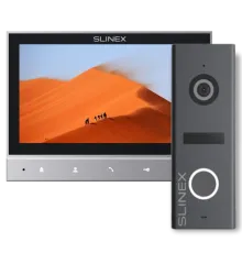 Slinex SK 7 Cloud (Slinex SK 7 Cloud grey + ML-17HD graphite) Комплект відеодомофон + панель виклику