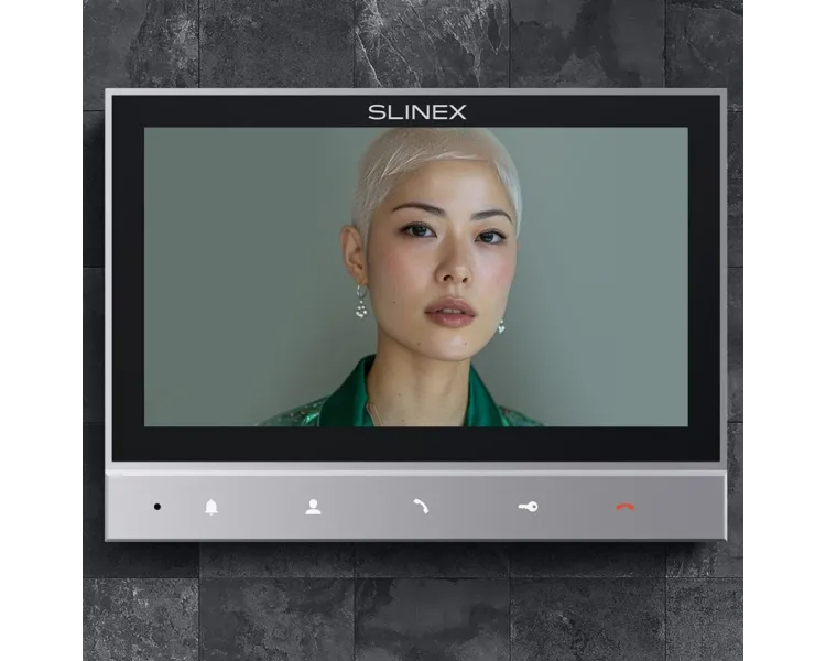 Slinex SK 7 Cloud (Slinex SK 7 Cloud grey + ML-17HD graphite) Комплект відеодомофон + панель виклику