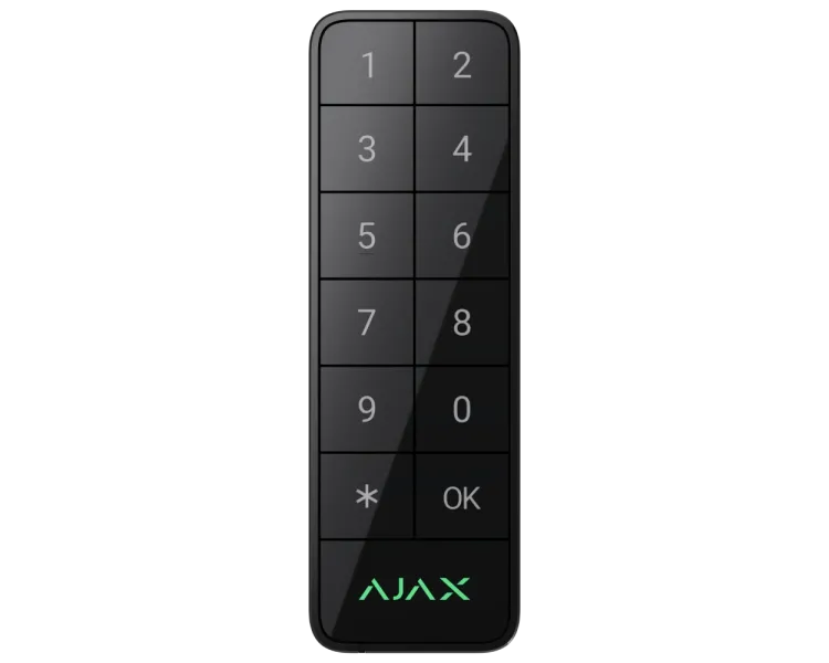 Дротова клавіатура Ajax Superior Keypad Outdoor black Fibra