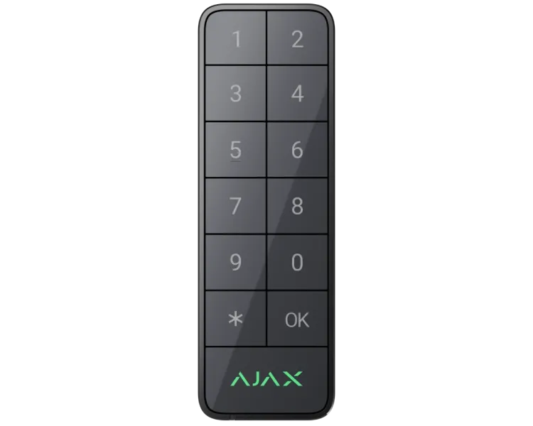 Дротова клавіатура Ajax Superior Keypad Outdoor graphite Fibra