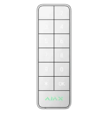 Дротова клавіатура Ajax Superior Keypad Outdoor white Fibra