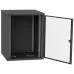 IPCOM СН-18U 600х600 Шафа телекомунікаційна двері скло (чорна)