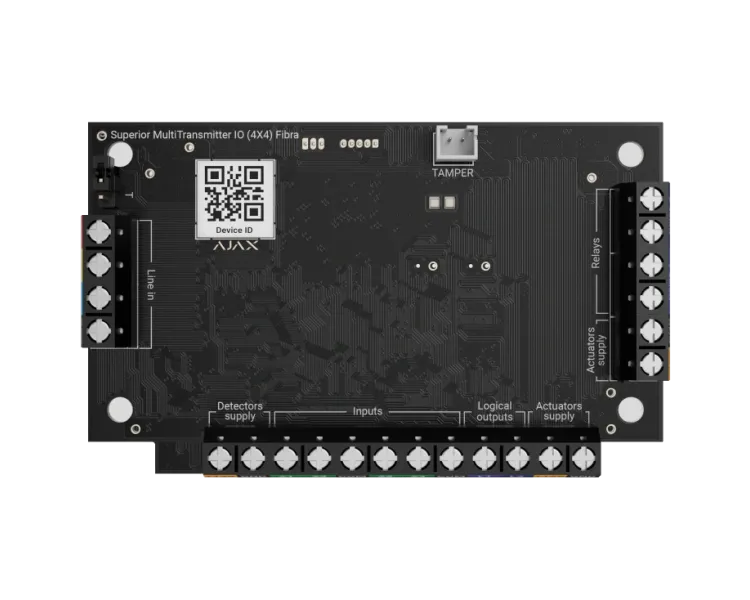 Модуль для інтеграції 8ми дротових пристроїв Ajax Superior MultiTransmitter IO (4X4) Fibra