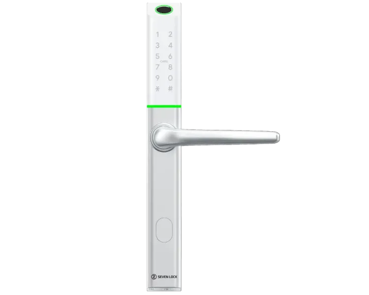 SEVEN LOCK SL-7763BF white Розумний дверний біометричний замок