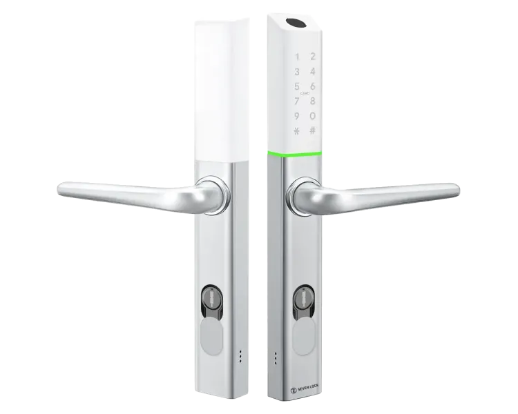 SEVEN LOCK SL-7763BF white Розумний дверний біометричний замок