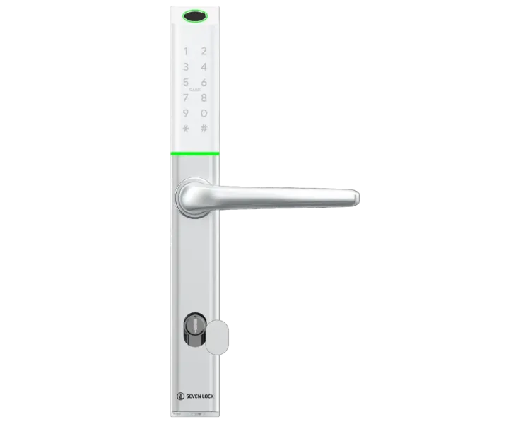 SEVEN LOCK SL-7763BF white Розумний дверний біометричний замок