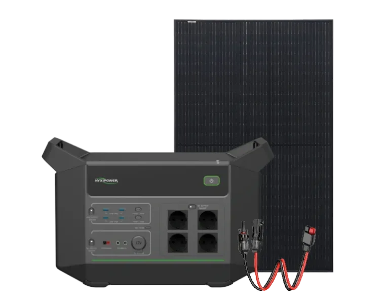 HYXiPower HYX-EA2000 + Risen Solar RSM40-8-400MB Full Black Система автономного живлення однофазна