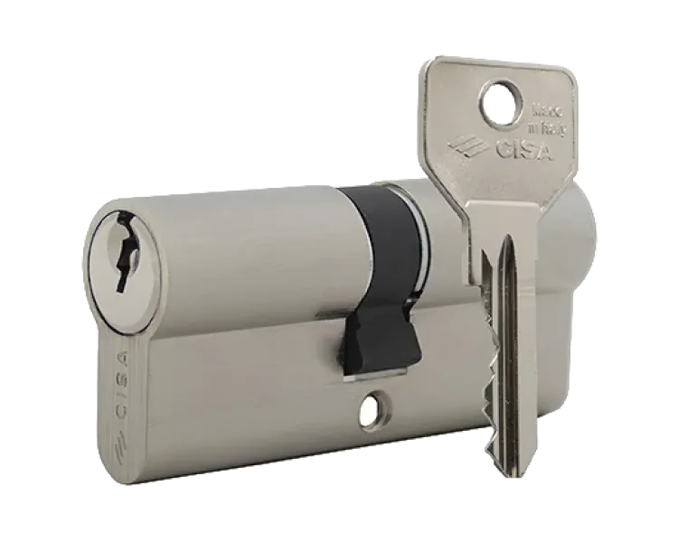 CISA C2000 70 (35*35) нікель матовий 3 ключі Циліндр