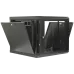 19" 9U 600x500x507мм акрилове скло чорна Шафа