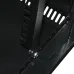 19" 9U 600x500x507мм акрилове скло чорна Шафа