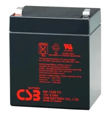 CSB GP1245F2 12В 4.5А•г Акумуляторна батарея