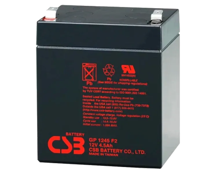 CSB GP1245F2 12В 4.5А•г Акумуляторна батарея