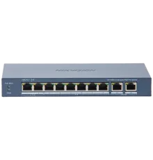 Hikvision DS-3E0310HP-E(C) POE Комутатор 10 портів некерований