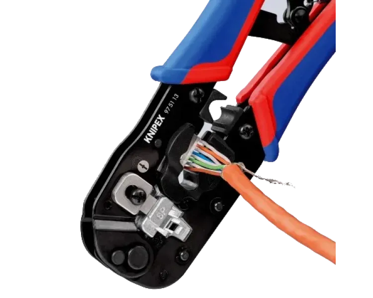 KNIPEX 97 51 13 Western RJ45 Прес-кліщі для штекерів