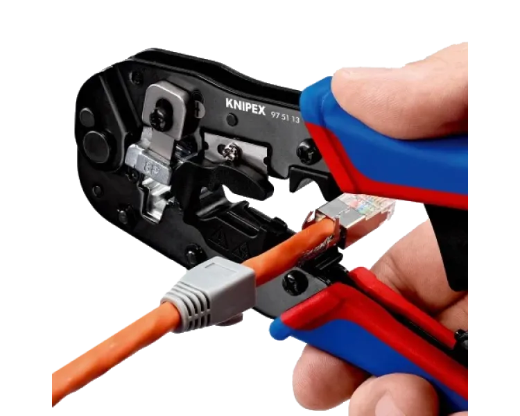KNIPEX 97 51 13 Western RJ45 Прес-кліщі для штекерів