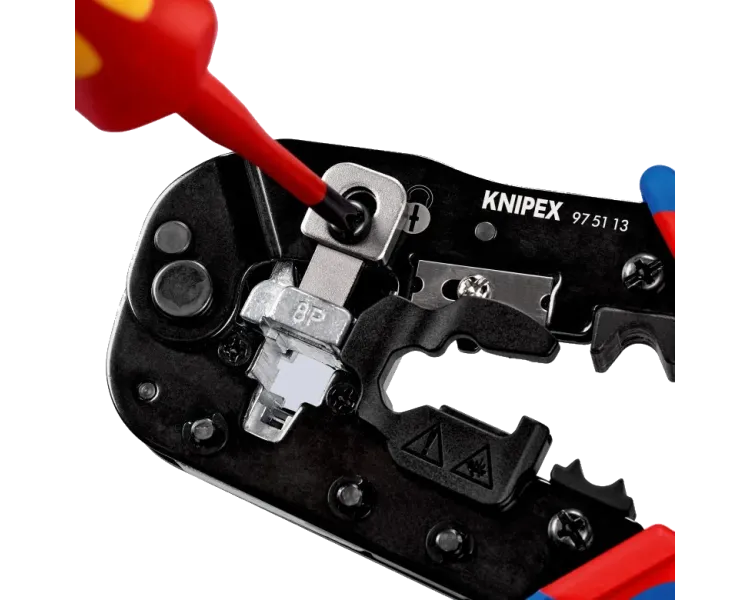 KNIPEX 97 51 13 Western RJ45 Прес-кліщі для штекерів