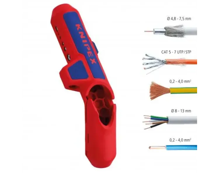 KNIPEX 16 95 01 SB ErgoStrip Прилад для видалення ізоляції