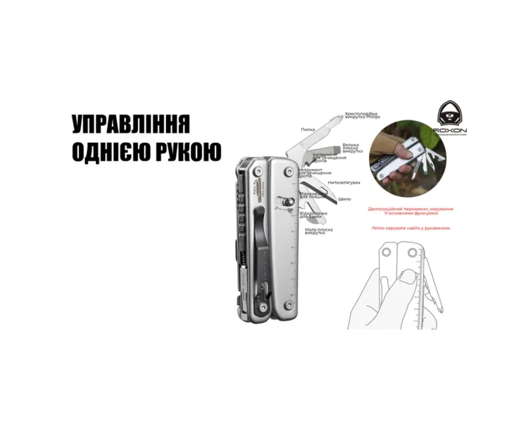Roxon Flash S803E (20 в 1) Мультитул