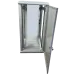 EServer 24U-600х600, скло, сіра Шафа підлогова
