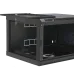 19" 6U, 600x500x373мм акрилове скло, чорна Шафа